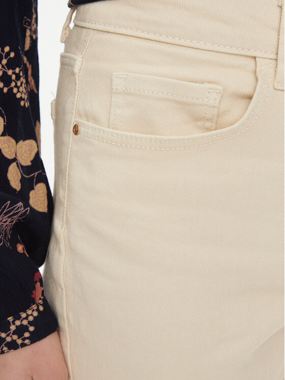 Vila Vila Jeans Alice 14080816 Beige Straight Fit