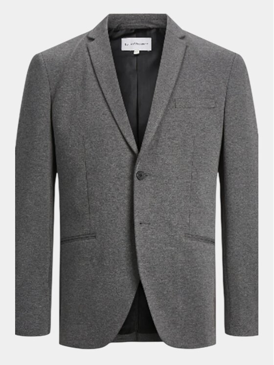 TeeShoppen TeeShoppen Marynarka 'Perform Collection' Szary Slim Fit