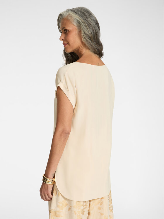 Elena Mirò Elena Mirò Blusa 2090P200227N002 Crema Regular Fit