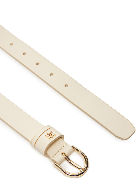 Tommy Hilfiger Tommy Hilfiger Dámsky opasok Essential Effortless 2.5 Go AW0AW16836 Écru