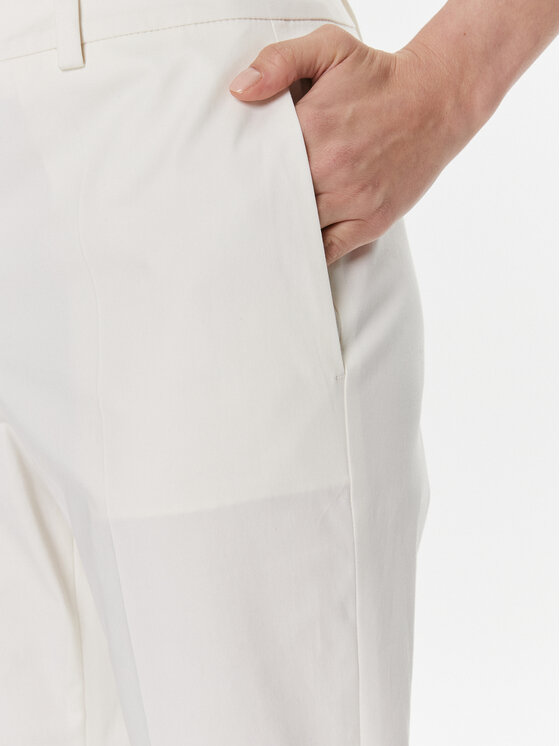 BOSS BOSS Текстилни панталони Tachinoa 50490057 Кремав Regular Fit