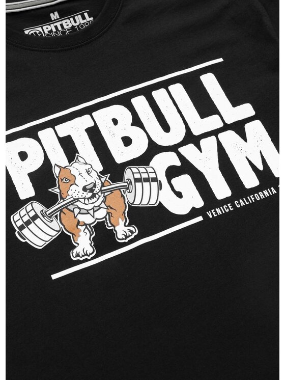 PITBULL PITBULL T-Shirt GYM Czarny Regular Fit