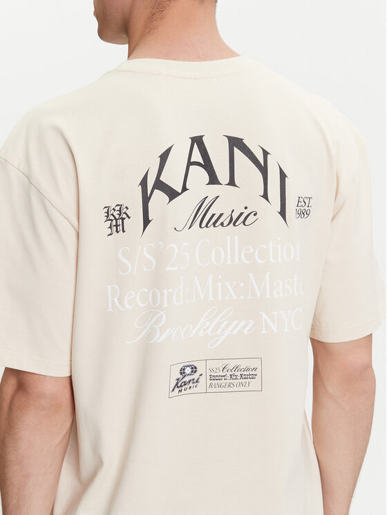 Karl Kani Karl Kani Tričko PD00005333 Béžová Relaxed Fit
