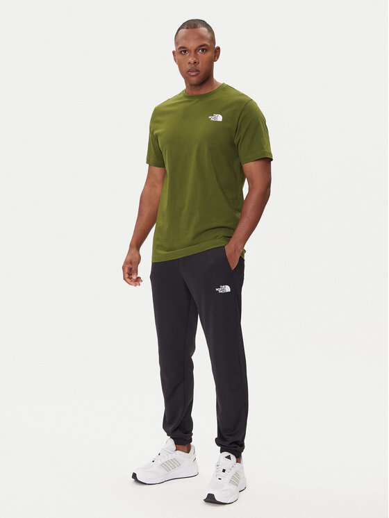 The North Face The North Face T-Shirt Redbox NF0A87NP Zielony Regular Fit