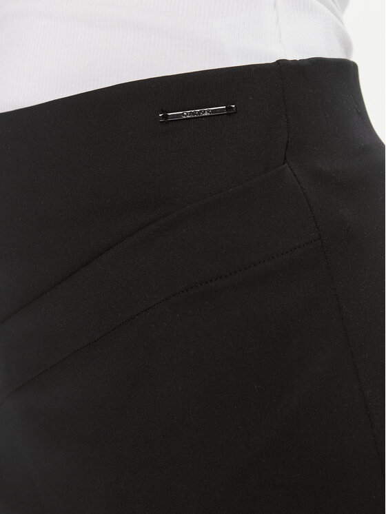 Calvin Klein Calvin Klein Fustă tip creion Stretch Jersey Midi Skirt K20K206808 Negru Slim Fit