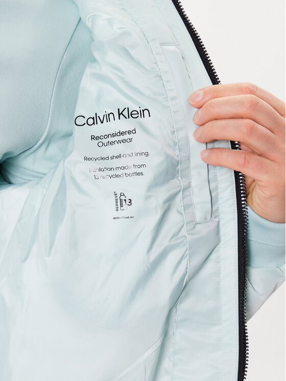 Calvin Klein Calvin Klein Kurtka bomber Hero K10K109907 Niebieski Relaxed Fit