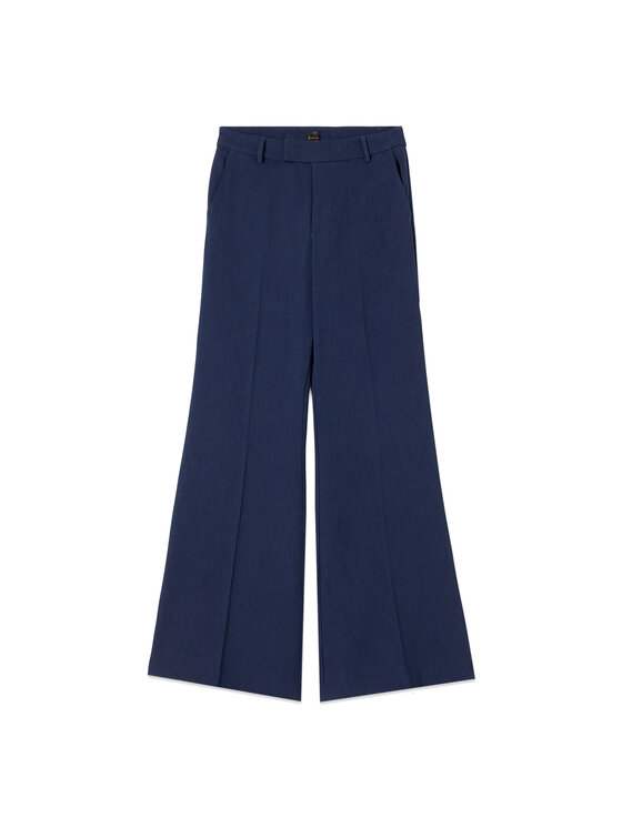 Oltre Oltre Spodnie materiałowe P07PR109821N0Z4 Niebieski Baggy Fit