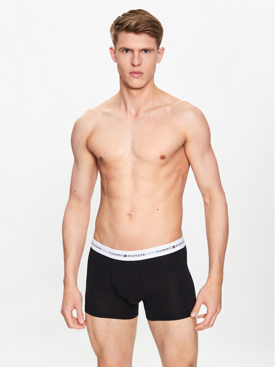 Tommy Hilfiger Tommy Hilfiger Set de boxeri﻿ UM0UM02767 Negru