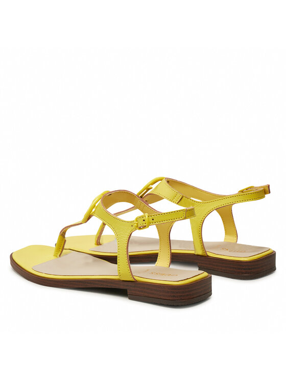 Guess Guess Sandales FLJMIR LEA03 Dzeltens