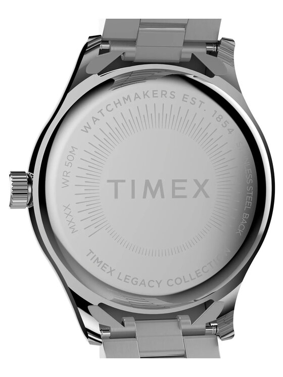 Timex Timex Zegarek TW2W85300 Srebrny