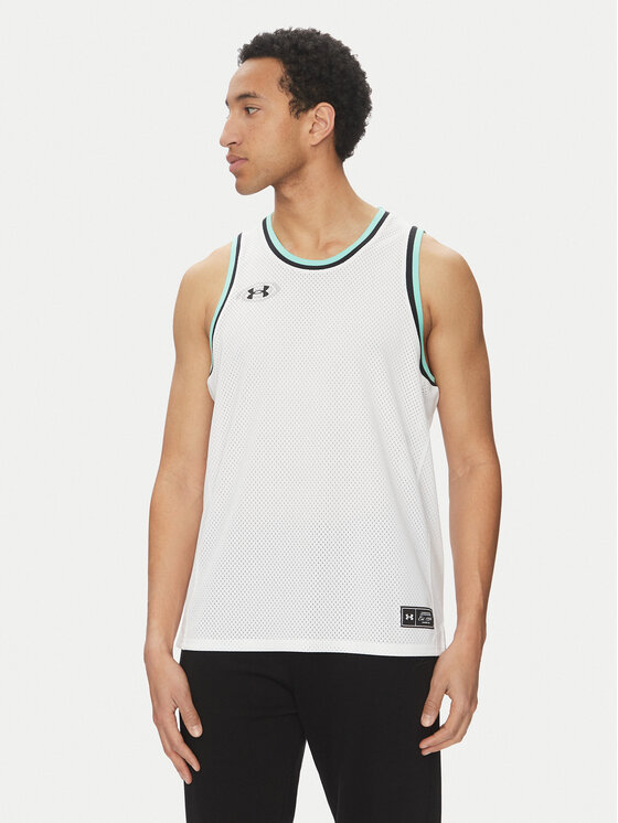 Under Armour Tank top Zone Pro 6000370 Biela Loose Fit