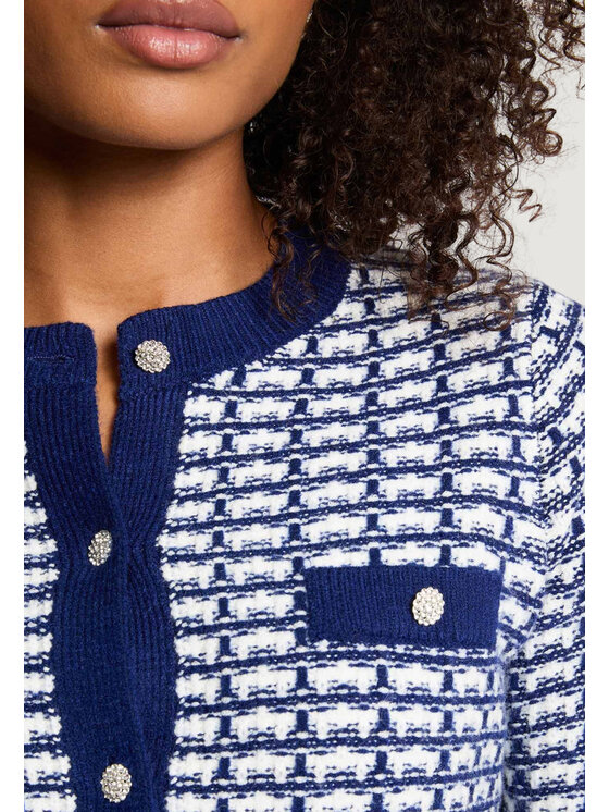 Morgan De Toi Morgan De Toi Maglione 251-MORESA Blu Short Fit