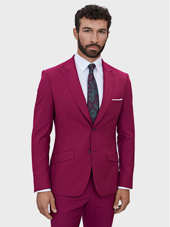 Evenemen Evenemen Garnitur Marrlik Różowy Slim Fit