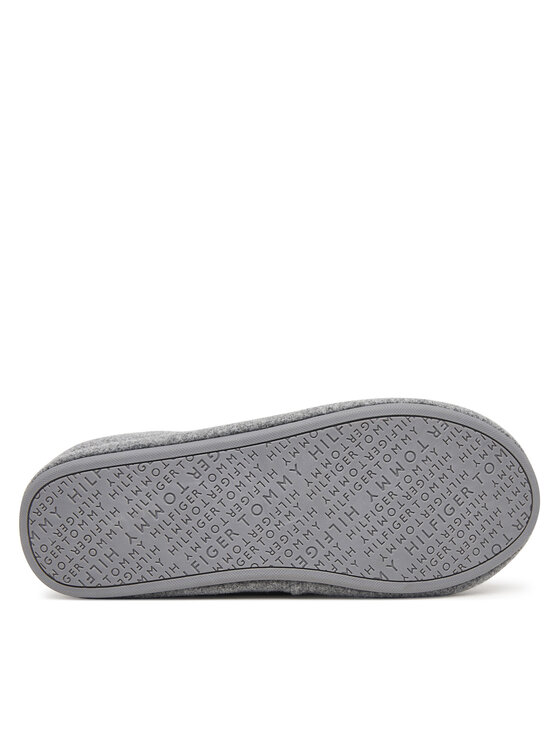 Tommy Hilfiger Tommy Hilfiger Papuci de casă Hilfiger Felt House Shoe FM0FM06017 Gri