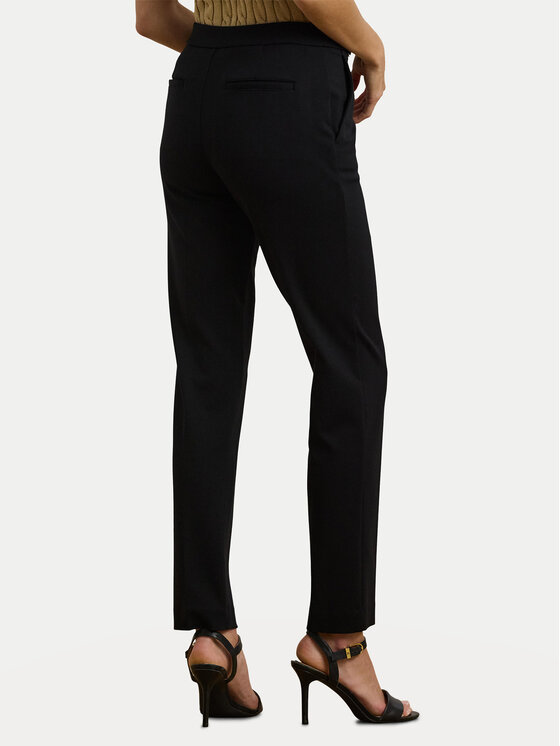 LAUREN RALPH LAUREN LAUREN RALPH LAUREN Kalhoty z materiálu 200758961002 Černá Straight Fit
