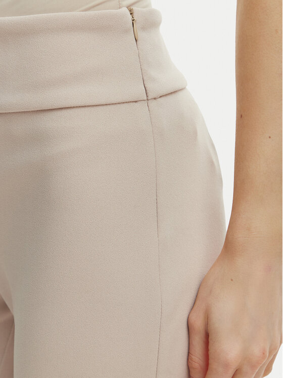 Rinascimento Rinascimento Pantaloni din material CFC0127875003 Bej Straight Fit