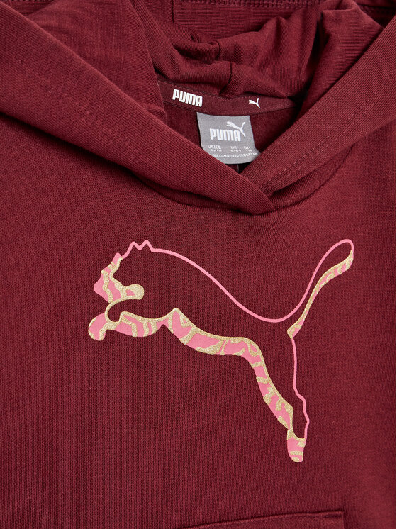 Puma Puma Majica dugih rukava Alpha 670226 Tamnocrvena Regular Fit