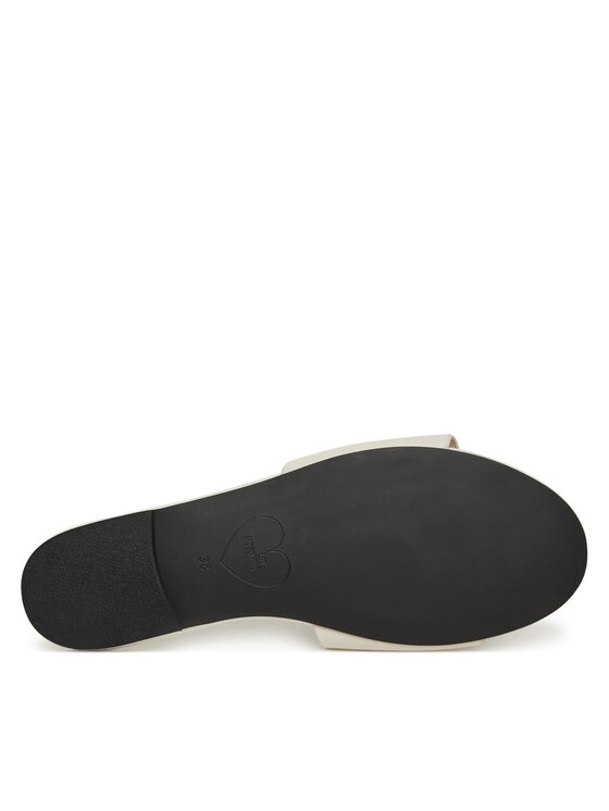 LOVE MOSCHINO LOVE MOSCHINO Şlapi JA28161G0MIA0102 Écru