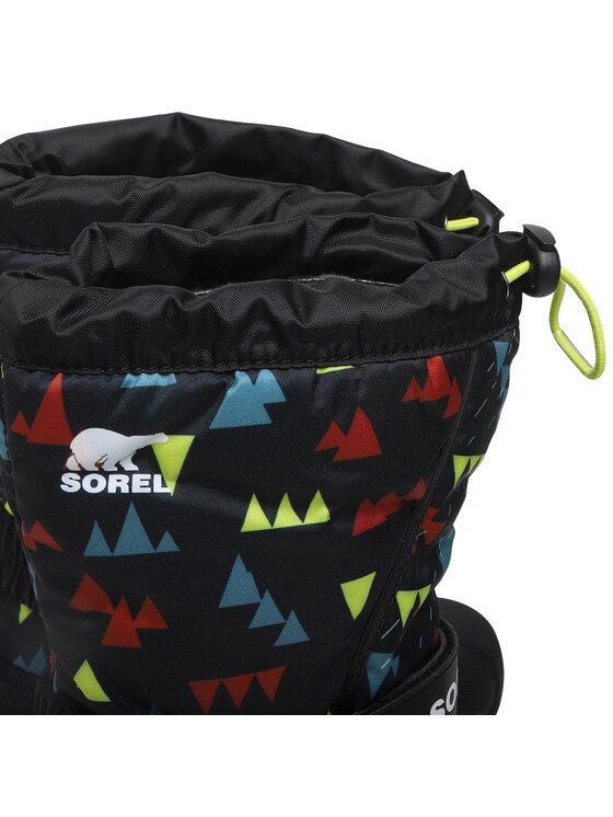 Sorel Sorel Čizme za snijeg Youth Flurry Print NY3504 Crna