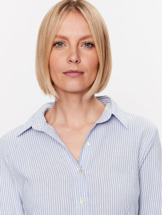 Iconique Iconique Vestito chemisier IC23 047 Blu Regular Fit