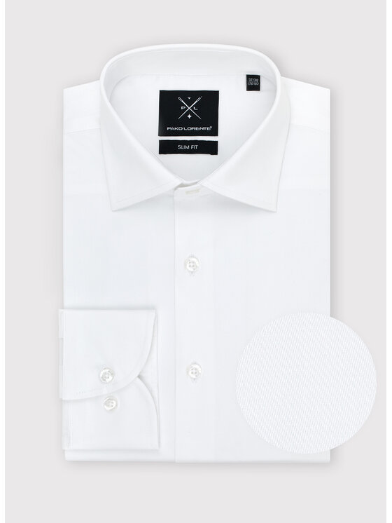 Pako Lorente Pako Lorente Koszula P000B-1X-002 Biały Slim Fit