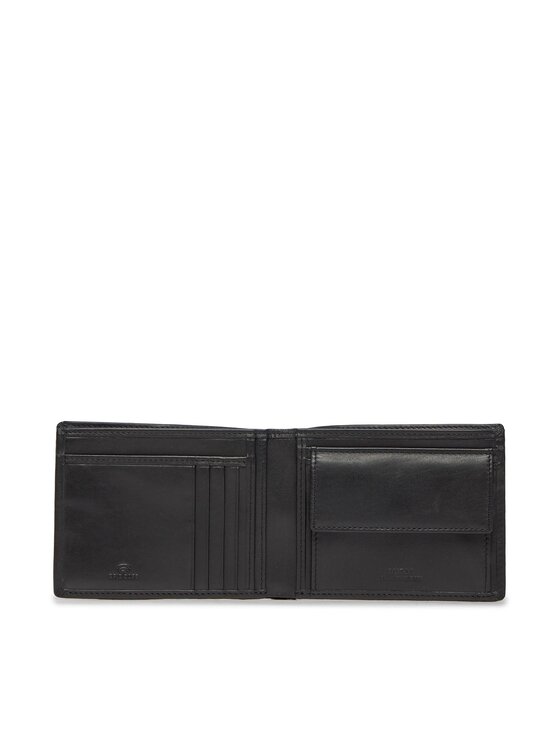 Guess Guess Portafoglio grande da uomo New Boston R Slg SMNEBR LEA20 Nero