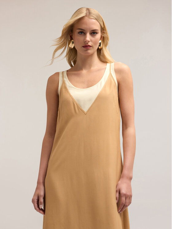 Motivi Motivi Abito da sera 7111Q003186N0S2 Crema Regular Fit