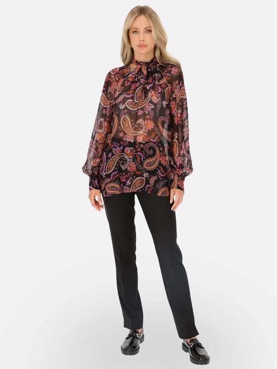 L’AF L’AF Bluzka Prima Czarny Regular Fit
