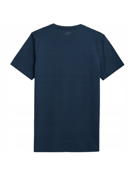 4F 4F T-Shirt TTSHM299 Niebieski Comfortable Fit