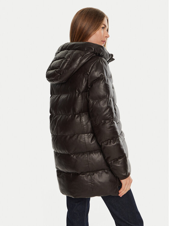 Serge Pariente Serge Pariente Usnjena jakna Warm Rjava Regular Fit