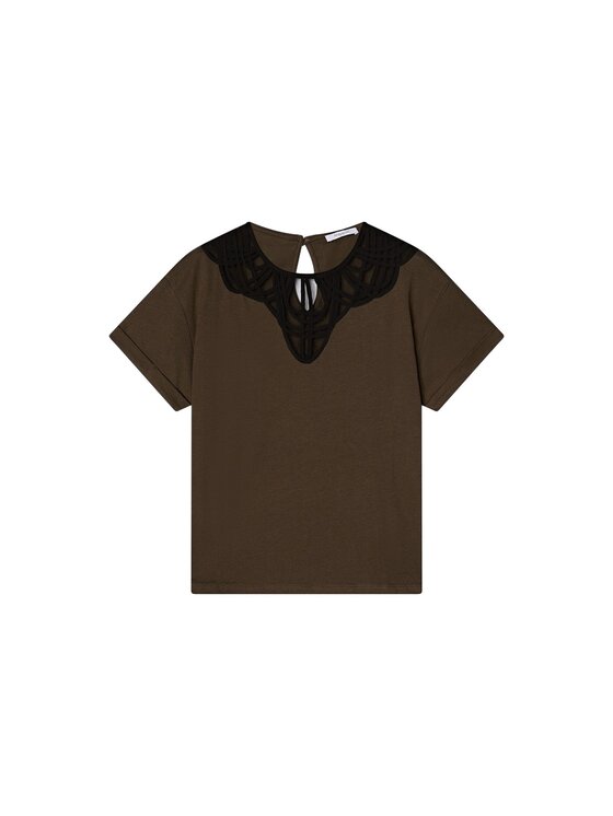 Motivi Motivi T-shirt G021W003511N035 Verde Regular Fit