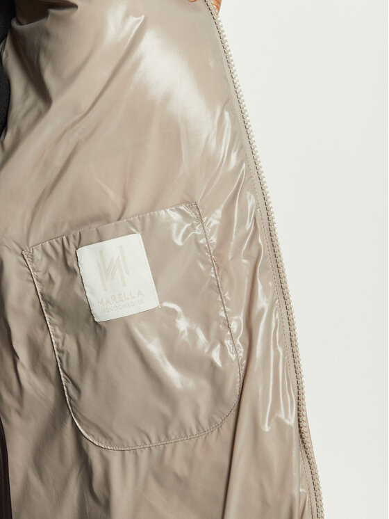 Marella Marella Пухено яке Amianto 2423496025 Бежов Regular Fit