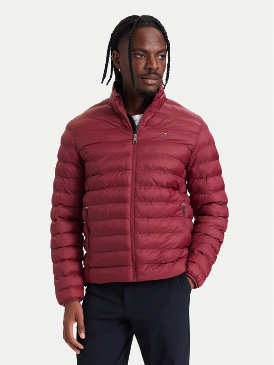 Tommy Hilfiger Tommy Hilfiger Преходно яке MW0MW37634 Бордо Regular Fit