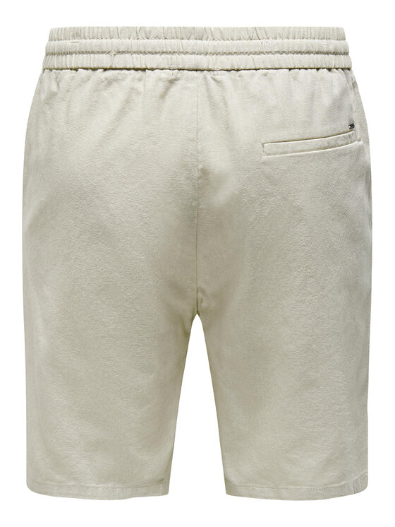Only & Sons Only & Sons Šortky z materiálu 22024967 Šedá Loose Fit
