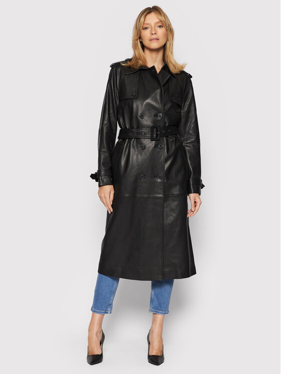 Calvin Klein Calvin Klein Кожено яке K20K203450 Черен Regular Fit