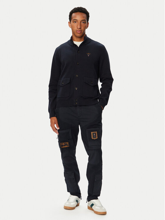 Aeronautica Militare Aeronautica Militare Ζακέτα 262MA1663UL00950 Σκούρο μπλε Regular Fit