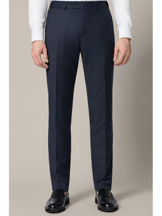 Lancerto Lancerto Garnitur Badalona GA073126000006 Granatowy Slim Fit