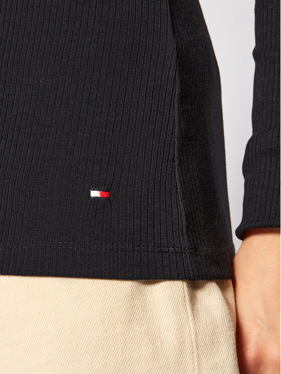 Tommy Hilfiger Tommy Hilfiger Golf Wide Rib WW0WW29104 Granatowy Skinny Fit