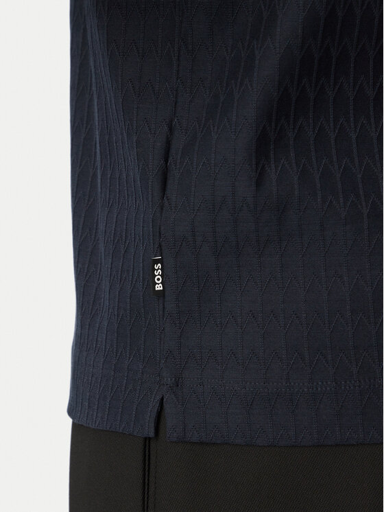 BOSS BOSS Majica H-Thompson 321 50567970 Mornarsko modra Regular Fit