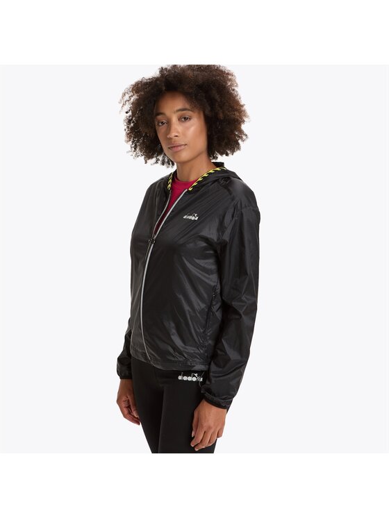 Diadora Diadora Kurtka przejściowa DIADORA L. MULTILAYER JACKET BE ONE Czarny Regular Fit