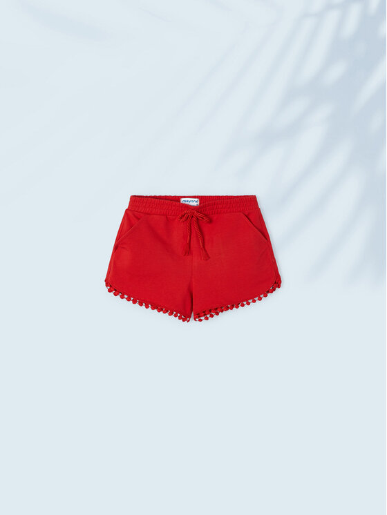 Mayoral Mayoral Pantaloncini di tessuto 607 Rosso Regular Fit