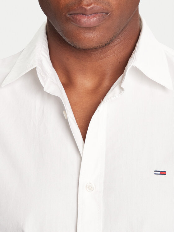 Tommy Jeans Tommy Jeans Πουκάμισο DM0DM22026 Λευκό Regular Fit