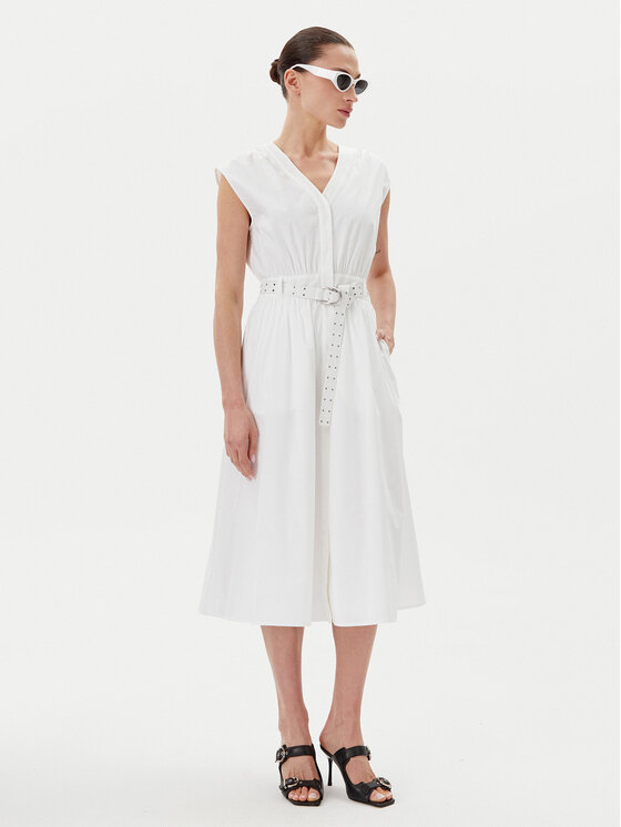 MICHAEL Michael Kors MICHAEL Michael Kors Rochie de zi MS5830KF4C Alb Regular Fit