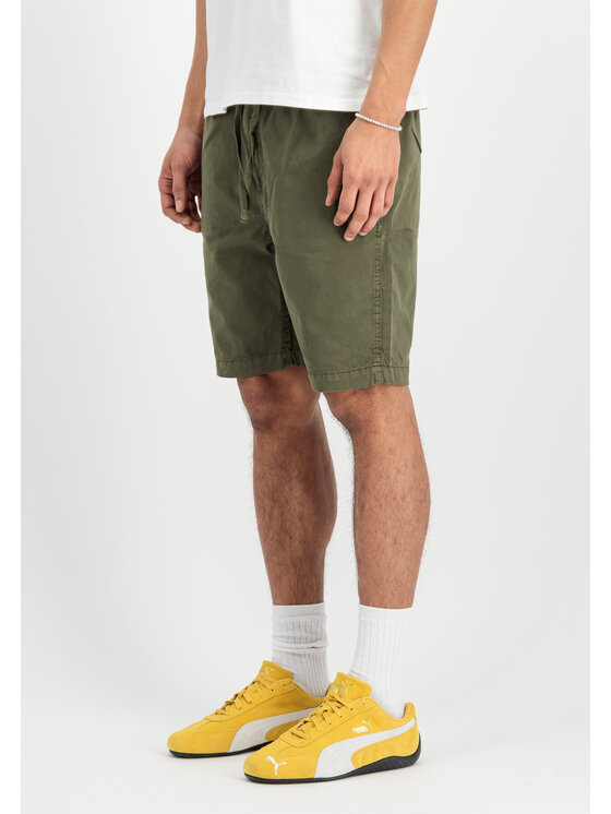 Alpha Industries Alpha Industries Szorty Basic Cotton Short Zielony Regular Fit