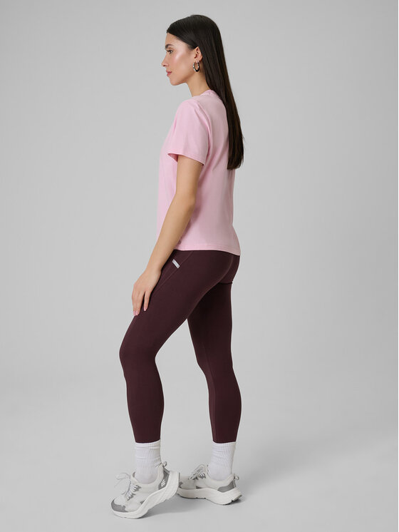 4F 4F Legginsy COZY Brązowy ciemny Slim Fit