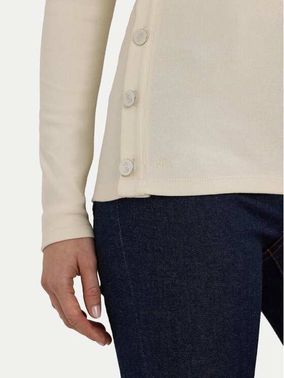 LAUREN RALPH LAUREN Lauren Ralph Lauren Sweter 200940514001 Écru Regular Fit