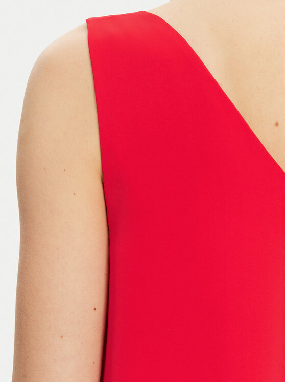 Pieces Pieces Top Franan 17146424 Czerwony Regular Fit