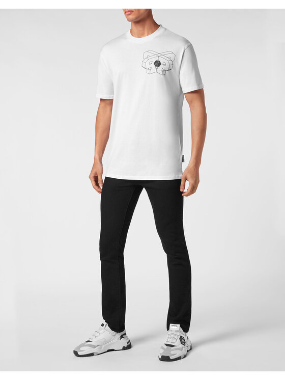 PHILIPP PLEIN PHILIPP PLEIN T-shirt 15483 Bianco Regular Fit