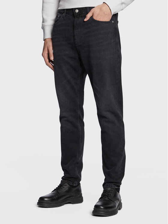 Calvin Klein Jeans Blugi J30J322821 Negru Regular Fit