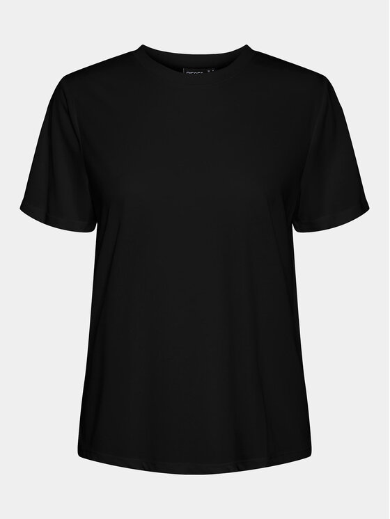 Pieces Pieces Majica Anora 17148789 Črna Regular Fit